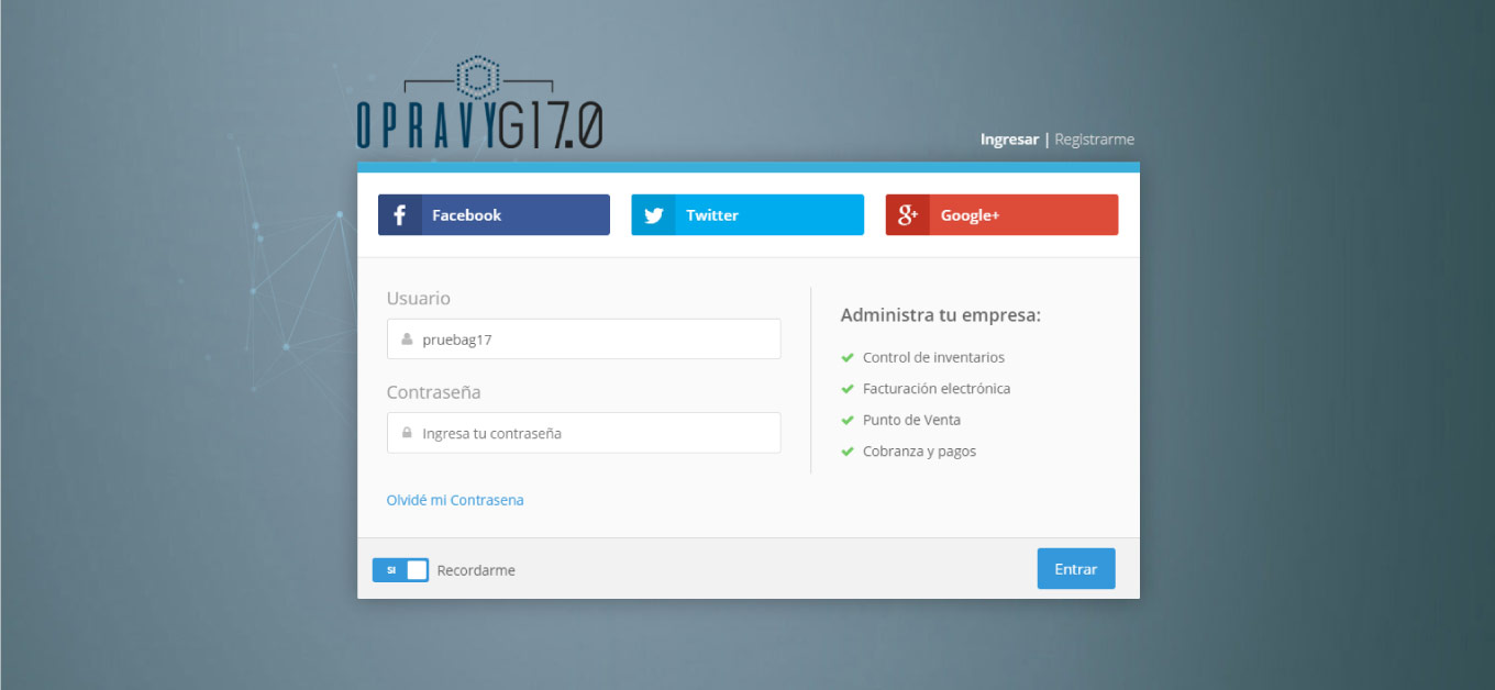 Opravy Sistemas de Facturación Electrónica