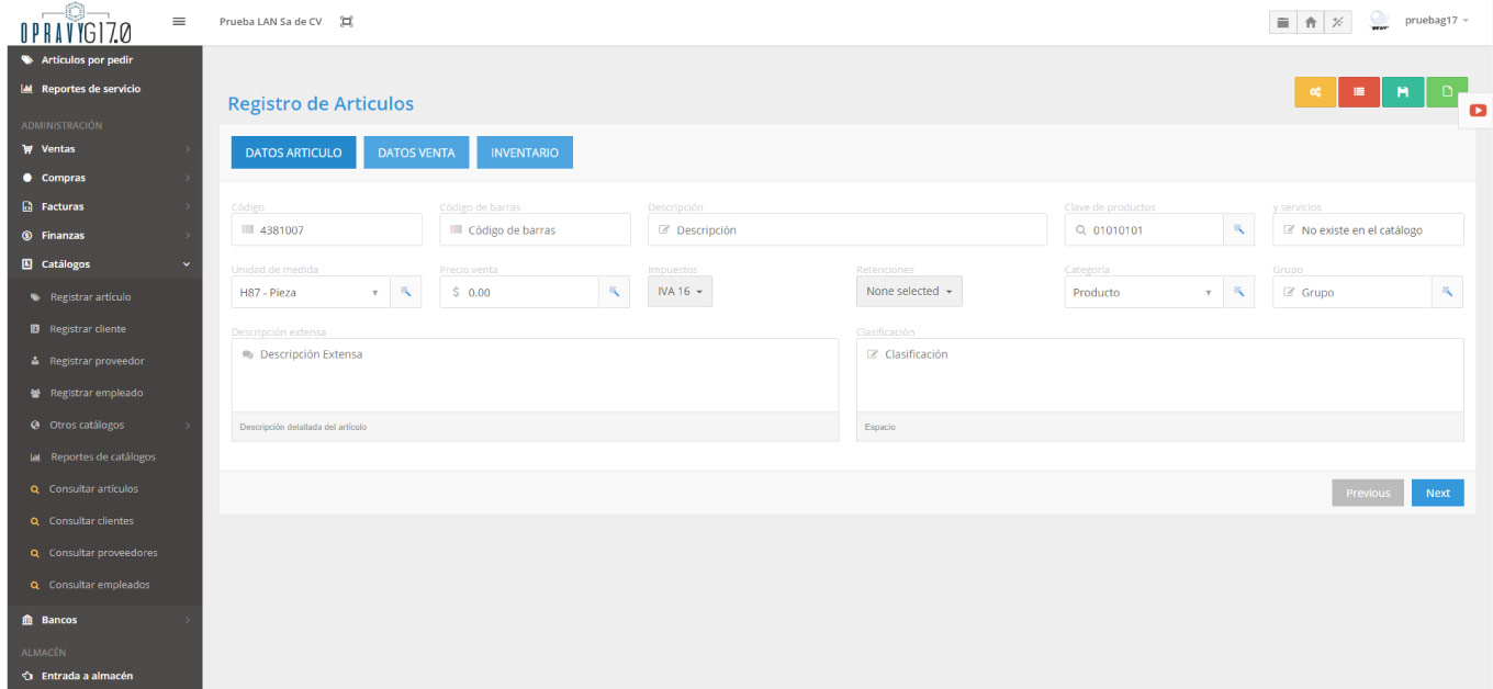 Opravy Sistemas de Facturación Electrónica